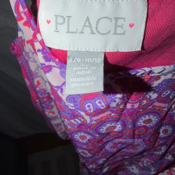 The Children's Place Pink and Purple Casual Dress - Picture 4 of 4